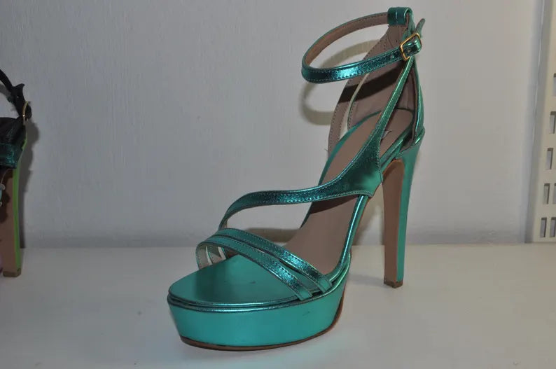 Elegant High Heels: Handmade Evening Sandals