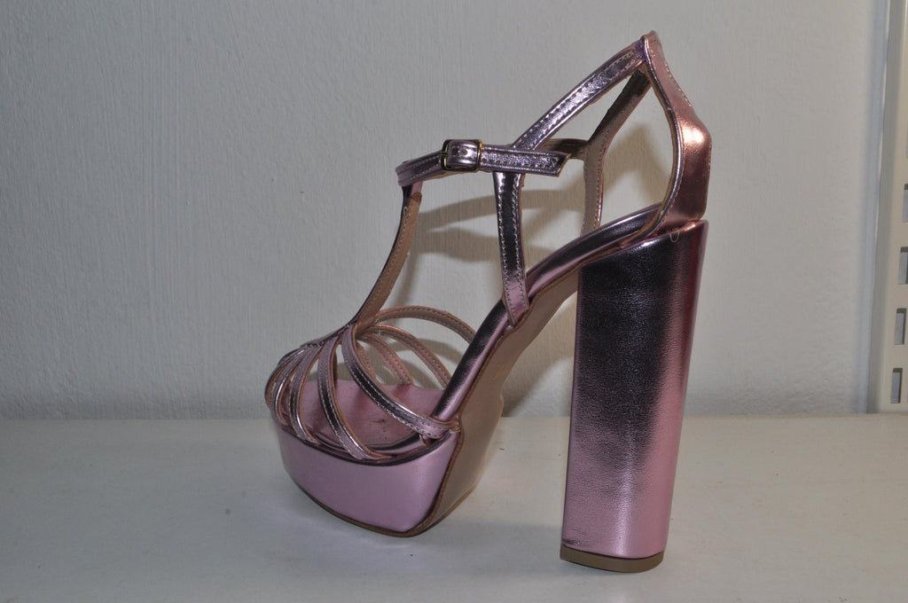 “Luxury Women’s Olivia Pink High Heel Sandals – Chunky Heel Wedding Heels”