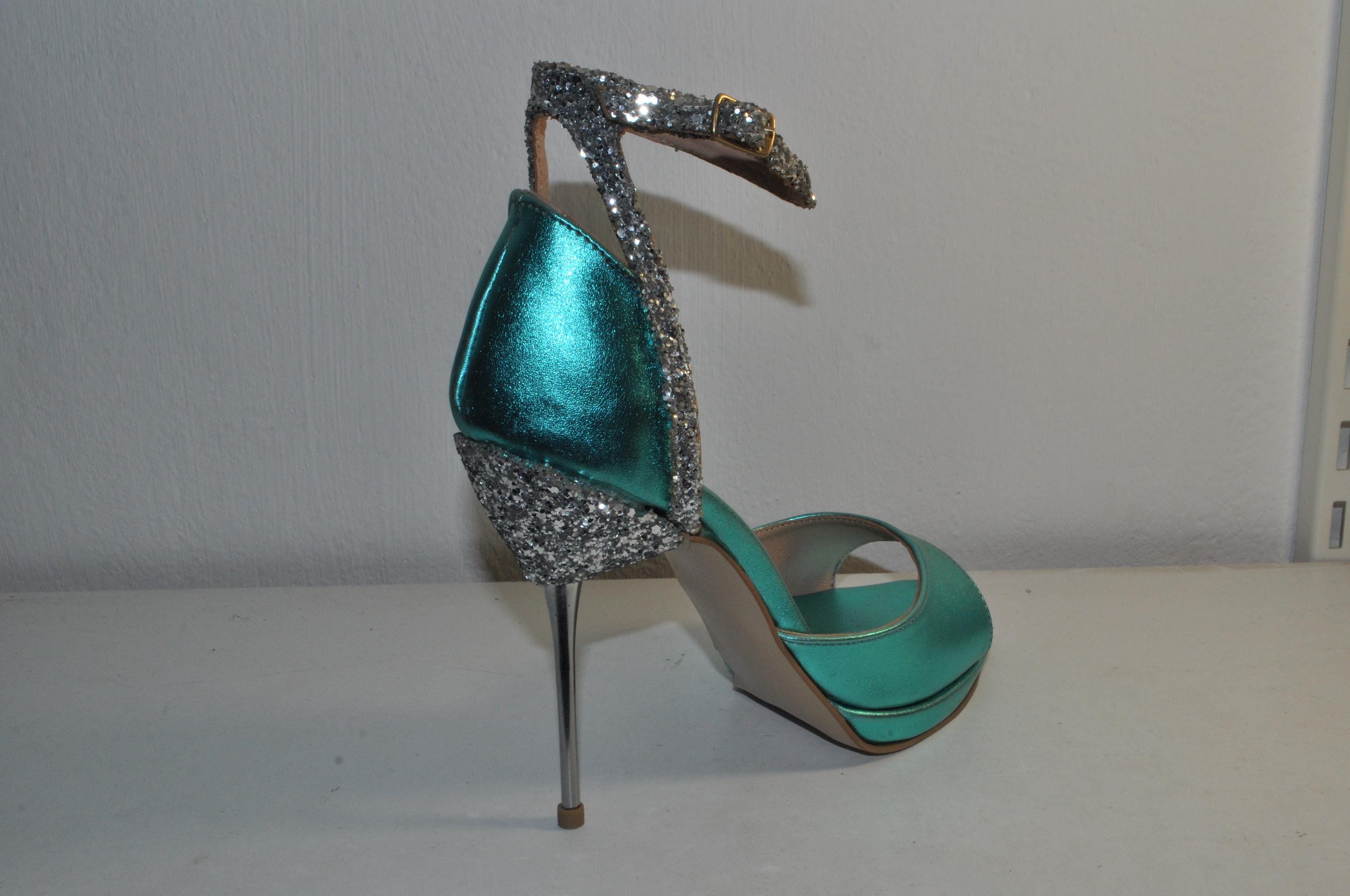 Gabriella High Heel Sandals – Chunky Heel Evening Shoes