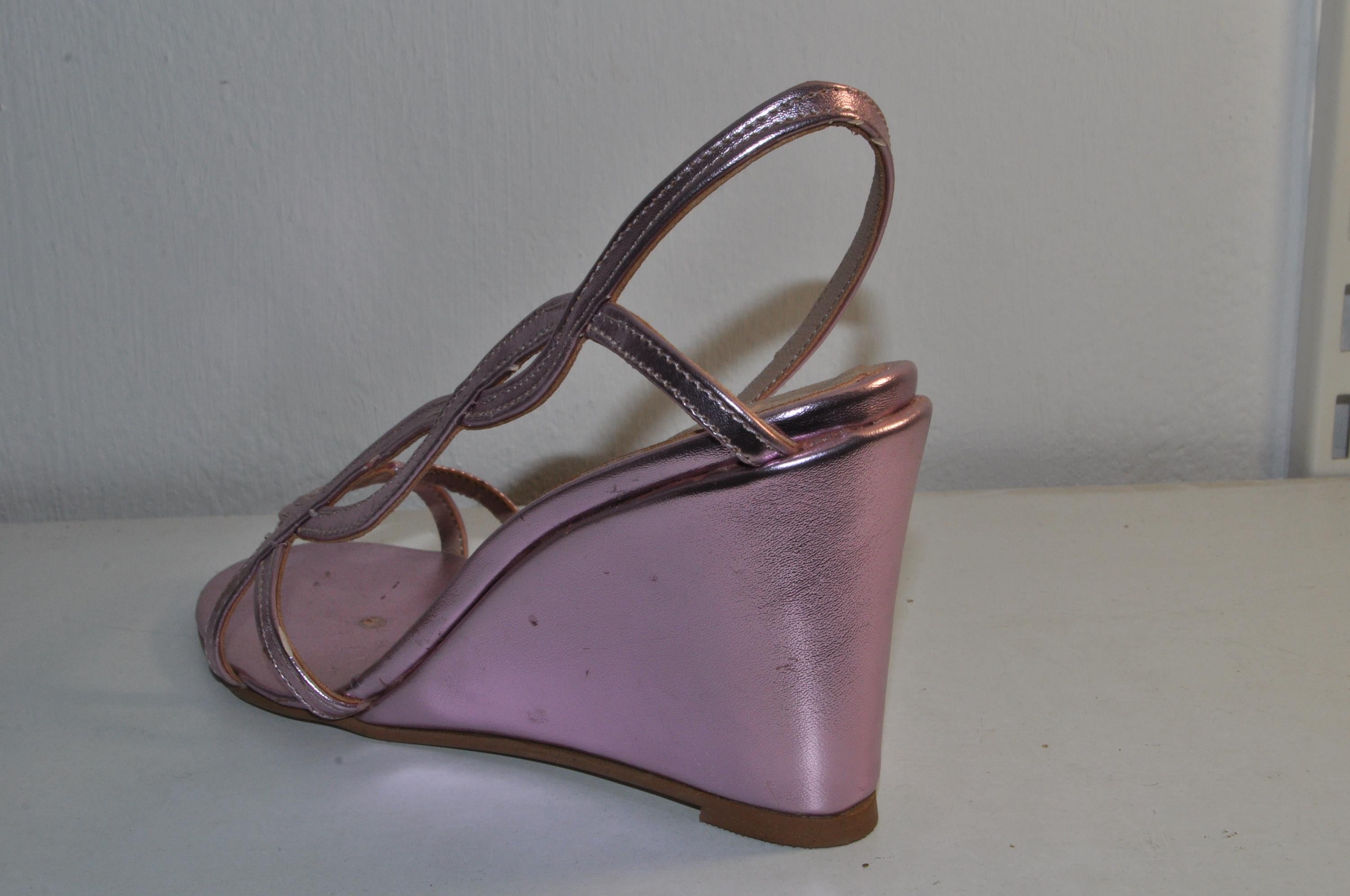 Elegant Leather Wedge Heel Sandals: Luxury Handmade Evening Footwear