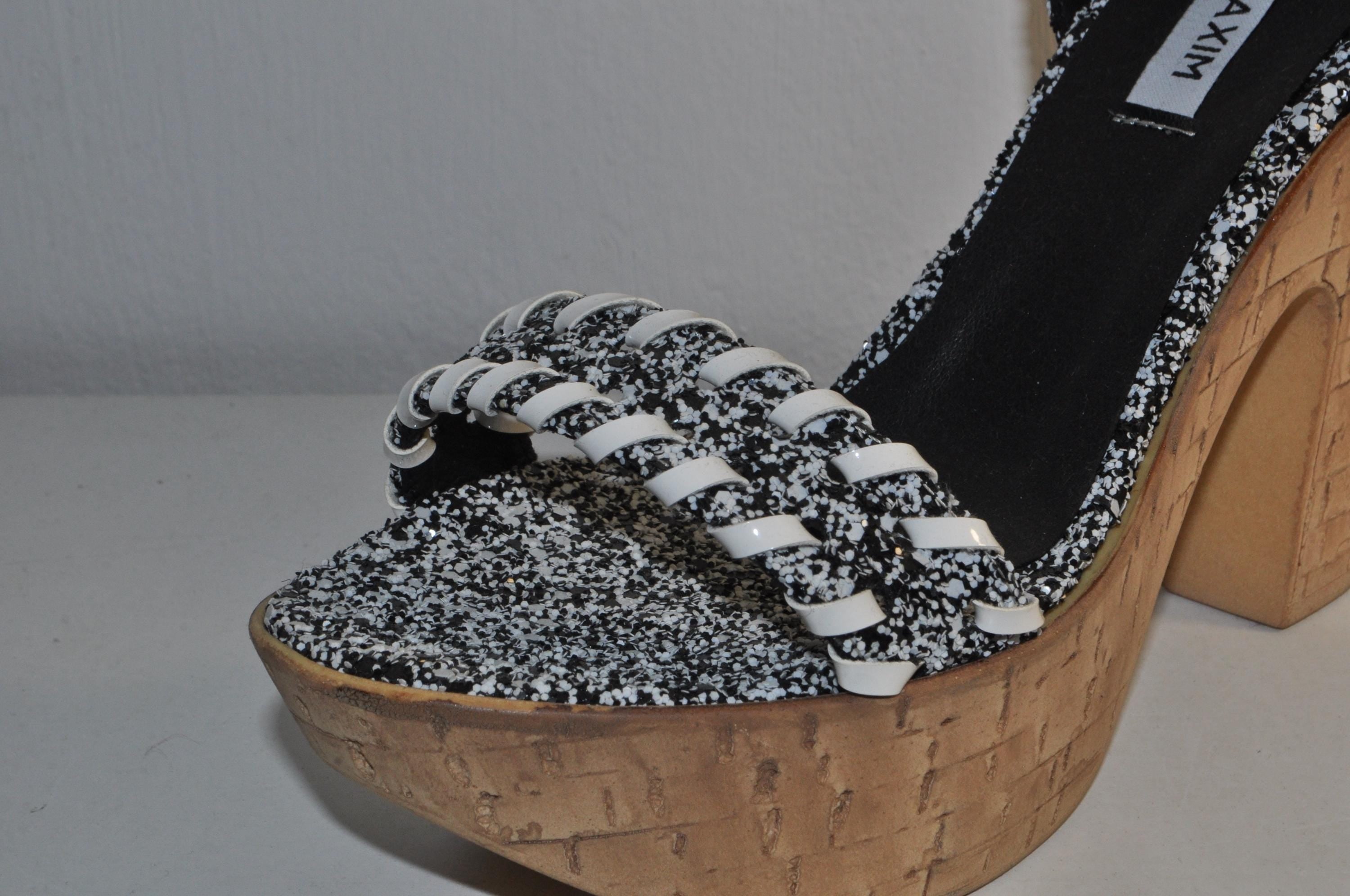 “Luxury Women’s Electra 07 Chunky Heel Sandals – Elegant Evening Shoes”