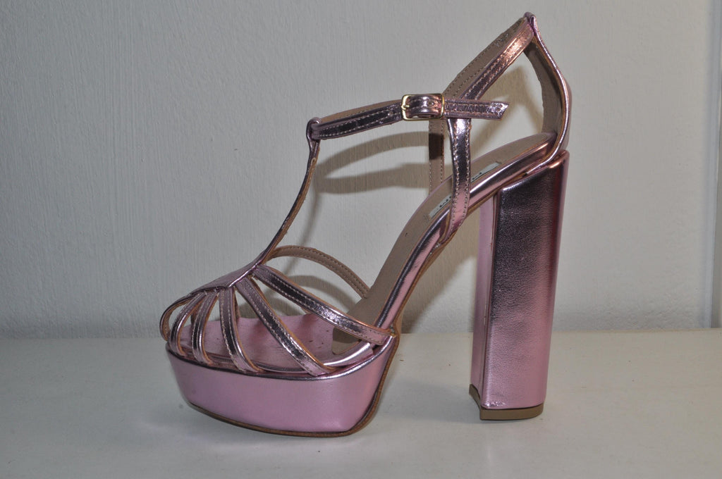 “Luxury Women’s Olivia Pink High Heel Sandals – Chunky Heel Wedding Heels”