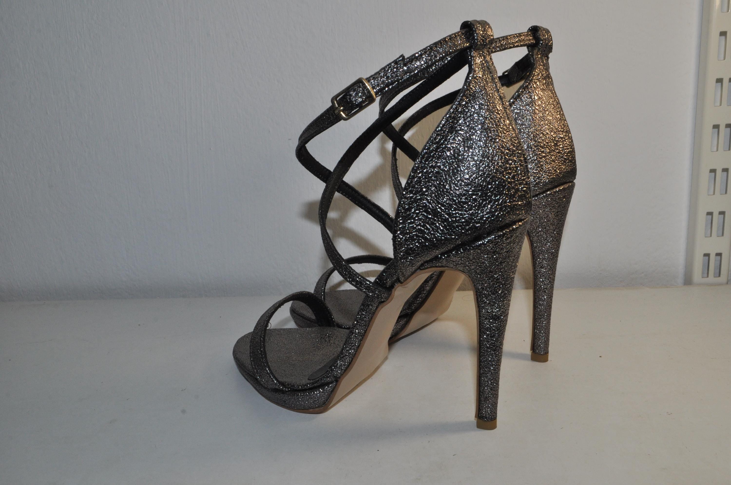 *“Women’s Handmade Leather High Heel Sandals – Chic Luxury Evening Heels”